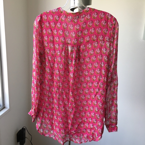 DIANE V. FURSTENBERG Esti printed silk blouse - Picture 8 of 8